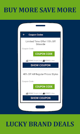 Luckybrand Coupon ticket