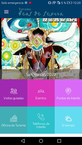 Android application Turismo Cultura Beas de Segura screenshort