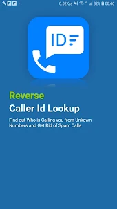 Reverse Caller Id - Lookup