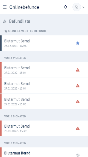 Android application Labor Düren screenshort