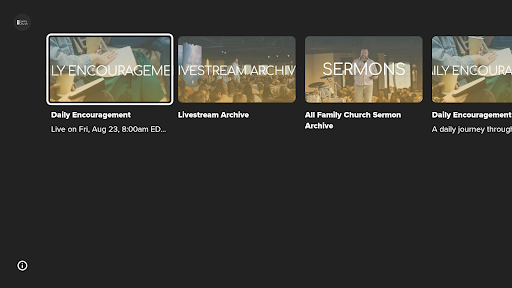 Screenshot of FamilyChurch.App