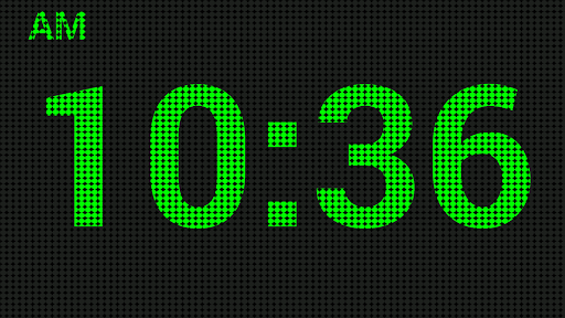 Android application LED Digital Table Clock screenshort