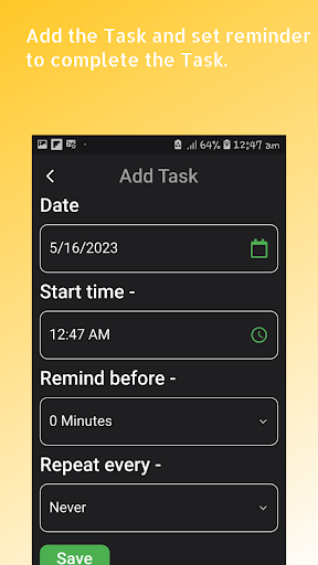 To-Do List, Daily Reminder Screen 2