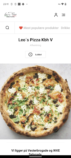 Android application Leo's Pizza Kbh V screenshort