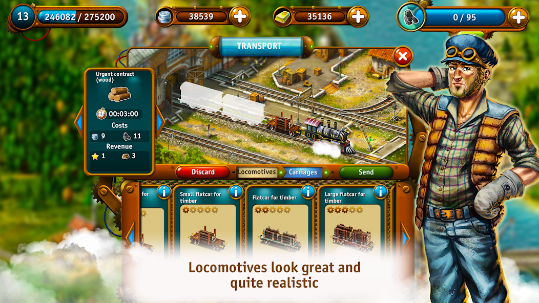 Transport Empire: Steam Tycoon screen 2