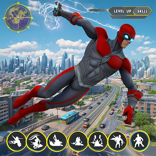 Spider Fighting Rope Hero Game