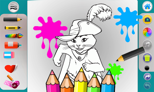 Puss in Boots coloring