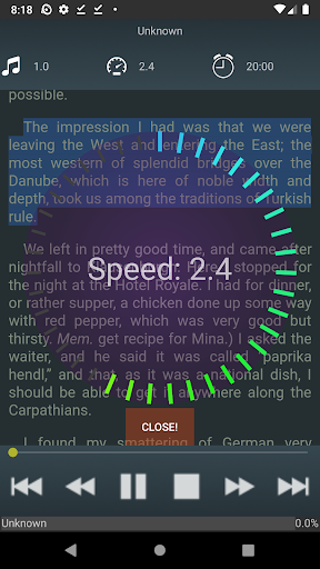 Text Player Screen 3