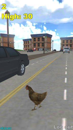 Chicken out of road Screen 2