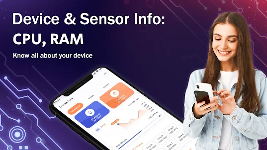 Device & Sensor Info: CPU, RAM