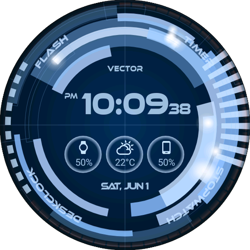 Vector GUI Watch Face Latest Icon