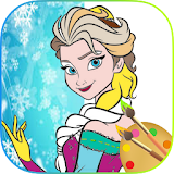 How to Draw Princess-Frozen characters icon