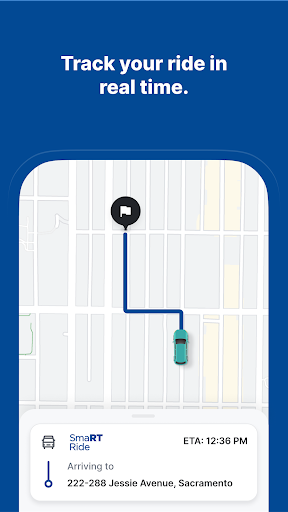 Screenshot of SacRT SmaRT Ride