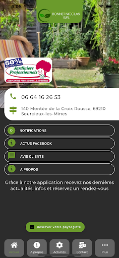 Android application Bonnet Nicolas parc et jardins screenshort