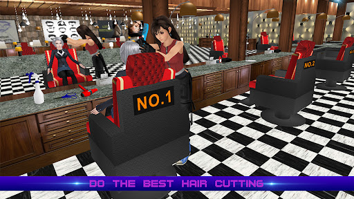 Barber Girl Hair Saloon Game  screenshots 3