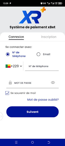 Android application XRecharge+ screenshort