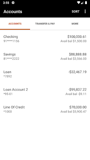 Knoxville Firefighters FCU Screen 3