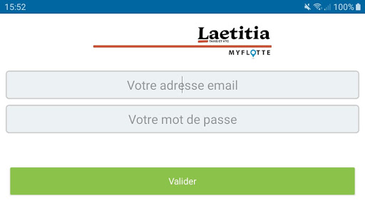 Android application MyFlotte - Les Taxis Laetitia screenshort