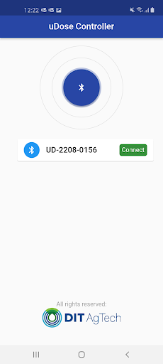 Android application uDOSE Controller screenshort