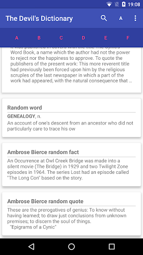 The Devils Dictionary Screen 2