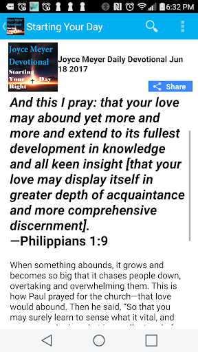 Starting Your Day -Joyce Meyer Screen 2