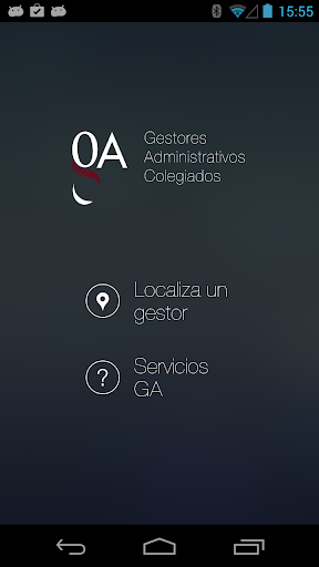 Android application Gestores Administrativos screenshort