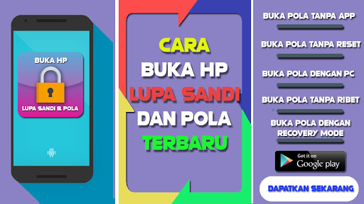 Cara Buka HP Lupa Sandi dan Pola