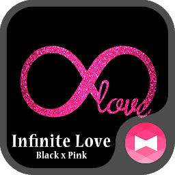 Значок приложения "Infinite Love Black x Pink"