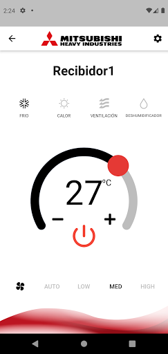 Android application SMART WIFI MHI screenshort