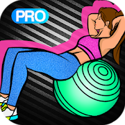Pilates Workout Swiss Ball PRO icon