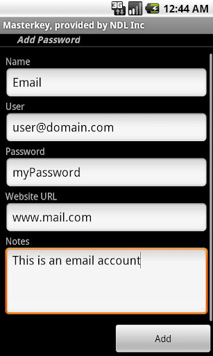 Masterkey Screen 2