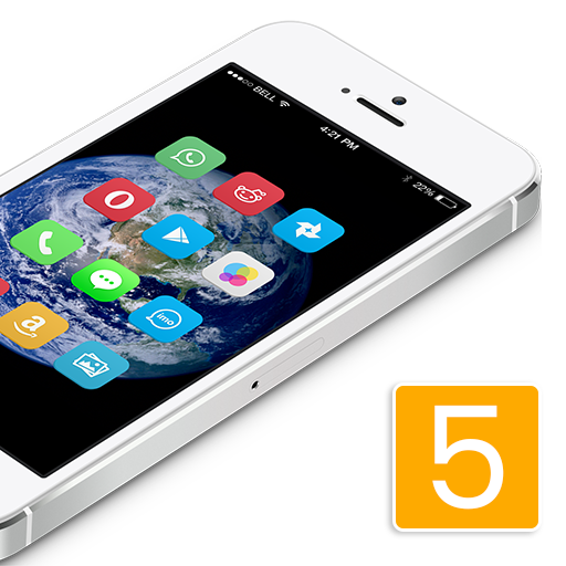 I-PHONE 5/5s Theme & Launcher logo