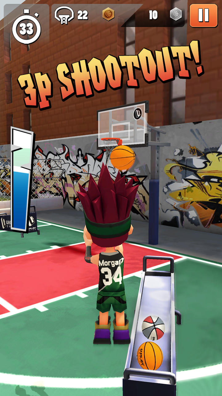Android application Swipe Basketball 2 screenshort