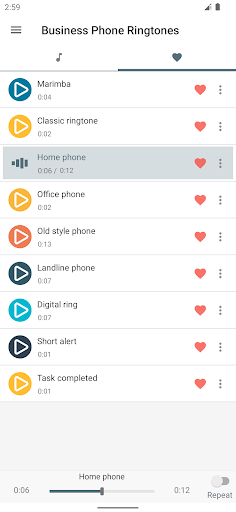 Business phone ringtones Screen 3