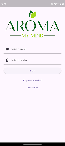Android application AromaMyMind screenshort