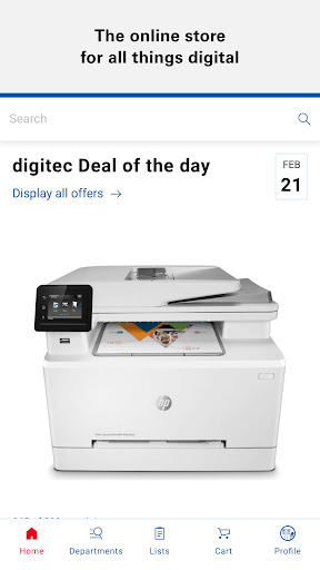 Android application Digitec – your online shop screenshort