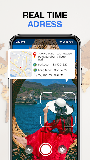 GPS Location - Map Camera Screenshot 2 - AppWisp.com