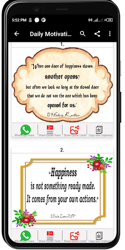 Daily Motivational Quotes Screen 3