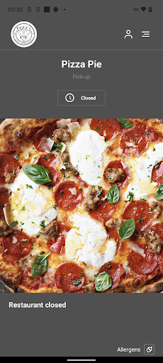 Android application Pizza Pie Omagh screenshort