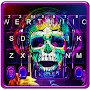 Graffiti Colorful Skull Keyboa