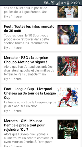 Tout le Football 24 Screen 2
