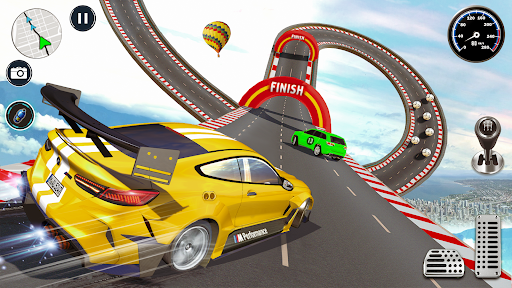 Android application Ramp Car Game - Car Stunt screenshort