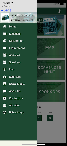 Android application AFLA Meetings screenshort