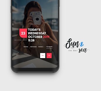 Sun & Sea for KWGT Screenshot