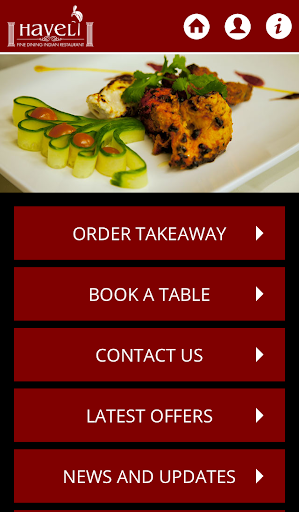 Android application Haveli Chilwell - Beeston screenshort