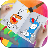 Coloring Book For Oggy Fans icon