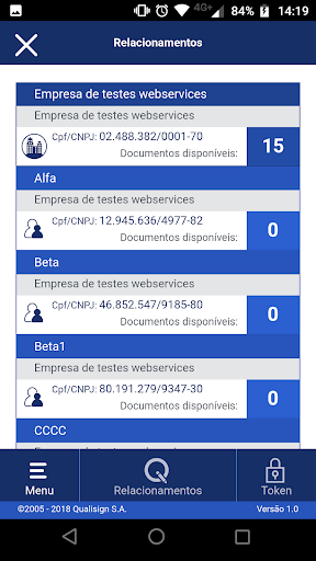 QualiSign Screen 2