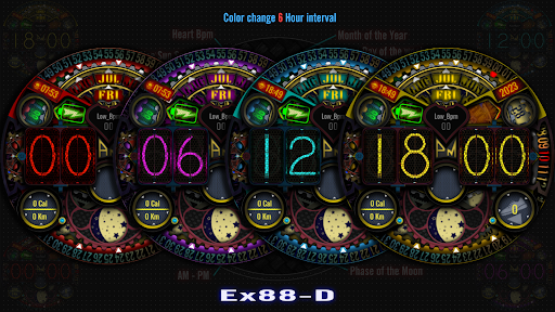 Android application Mechanic Nixie Tubes Watch screenshort