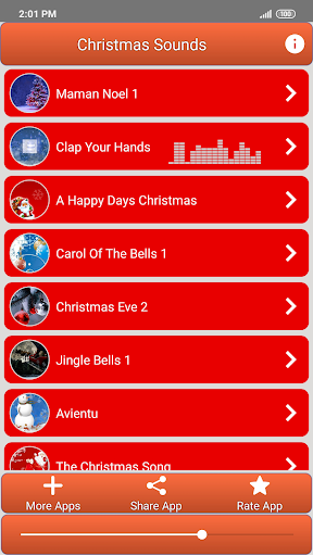 Christmas Sounds, Songs  Ringtones