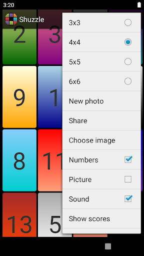 15 puzzle Screen 3